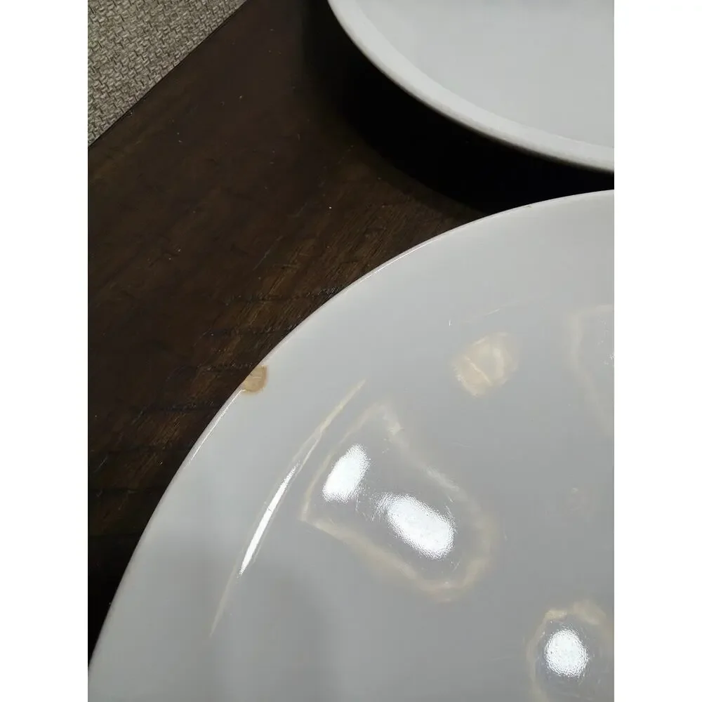 Vintage Franciscan Fan Tan Whitestone Ware Salad Plates Set of 8 Japan 8
